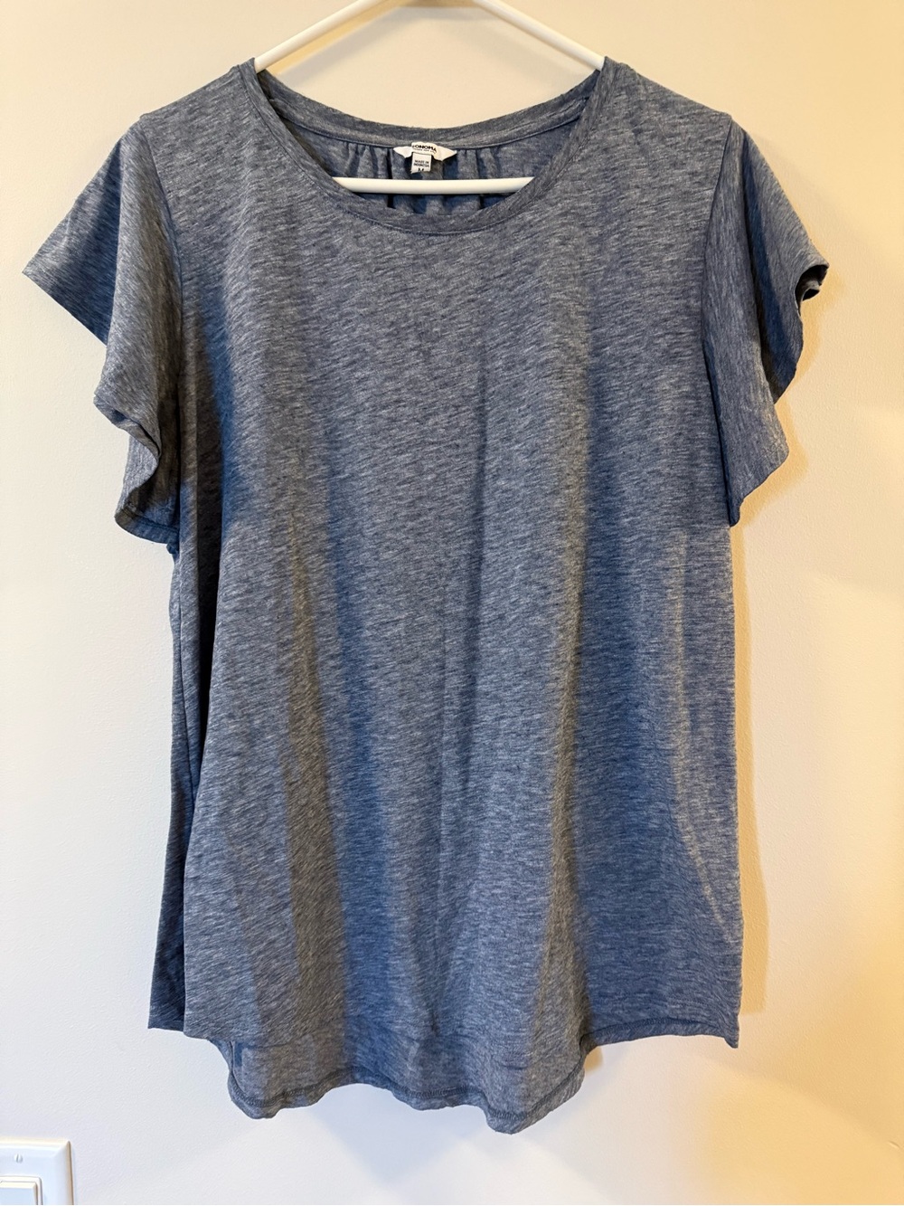 Sonoma Heather Blue Short Sleeve Crew Tee